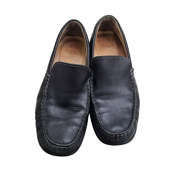 ECCO CLASSIC MOC 2.0 SLIP ON DRIVING STYLE BLACK LEATHER LOAFERS SIZE 41 main image 4